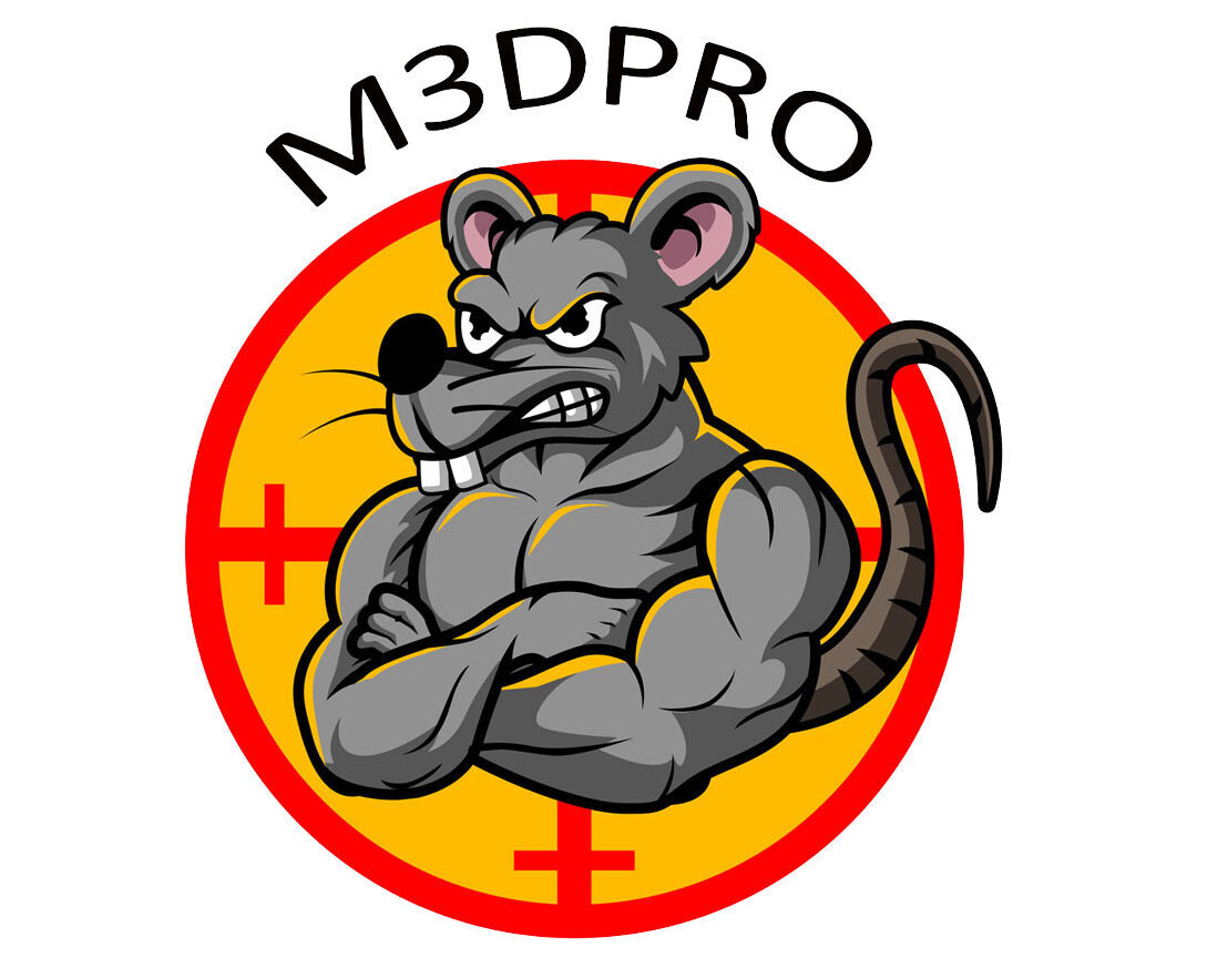 logo M3DPRO dératisation désinsectisation à Louvres